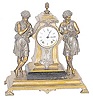Seth Thomas & Sons figure clock, "No. 8055", ca 1877, the "Artist and Musician".