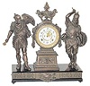 Ansonia Clock Co. figure clock, the "Combatants", ca 1894.