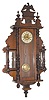German Mauthe wall regulator, ca 1920's.