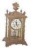 Gilbert Clock Co. crystal regulator, "Verdi", ca 1906.