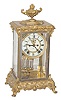 Ansonia Clock Co. crystal regulator, "Crown", ca 1914.