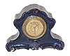 Gilbert Clock Co. porcelain cased clock, "Rhodes", c. 1900.