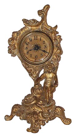 American novelty clock, no name anywhere. — Antique Clocks Price Guide