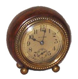 Seth Thomas novelty desk clock, "Bisley", ca 1915. — Antique Clocks Price Guide