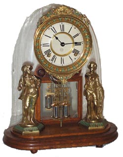Ansonia Clock Co. "Crystal Palace No. 1 Extra", ca 1880. — Antique Clocks Price Guide