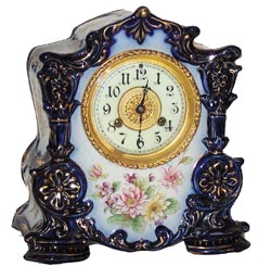 Waterbury Clock Co. "Porcelain No. 75", ca 1900. — Antique Clocks Price Guide