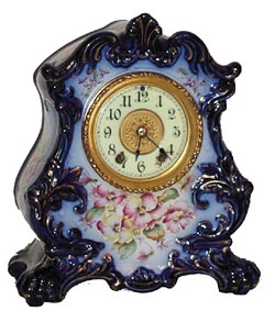 Waterbury Clock Co. porcelain clock, "Parlor No. 91", ca 1903. — Antique Clocks Price Guide
