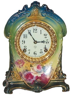 Ansonia Clock Co. Royal Bonn, "LaCruz", Ca 1901. — Antique Clocks Price Guide