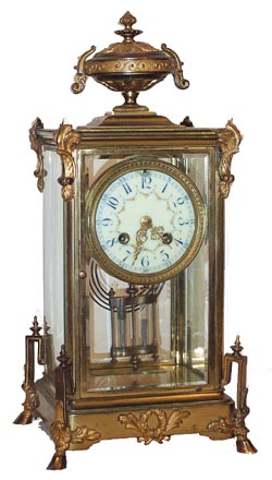 French crystal regulator made by "Japy Freres", noted French clockmakers. — Antique Clocks Price Guide