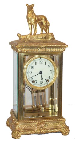 Seth Thomas Clock Co. crystal regulator, "Empire No. 14", ca 1909. — Antique Clocks Price Guide