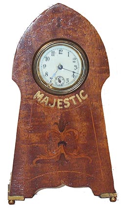 Sessions Clock Co. novelty clock, "Dover", ca 1908. — Antique Clocks Price Guide