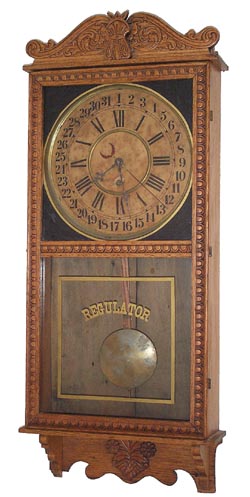 Wm Gilbert Clock Co. hanging, "Observatory", ca 1913. — Antique Clocks Price Guide