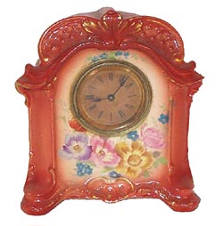 Ansonia Clock Co. miniature Royal Bonn clock named "Glory". — Antique Clocks Price Guide
