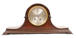 Herschede Hall Clock Co. in a case commonly called tambour. — Antique Clocks Price Guide