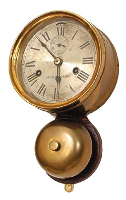 Seth Thomas Ships Bell Clock, "Monitor", ca 1936. — Antique Clocks Price Guide