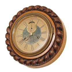 Ansonia Clock Co. hanging gallery clock, called, "Cable", ca 1904. — Antique Clocks Price Guide