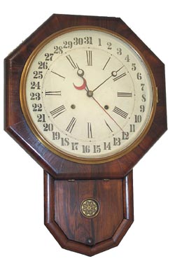 Gilbert Manuf. Company, name on the label, was in business from 1866-1871. — Antique Clocks Price Guide