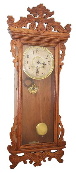 Waterbury Clock Co., hanging "Springfield", ca 1909. — Antique Clocks Price Guide
