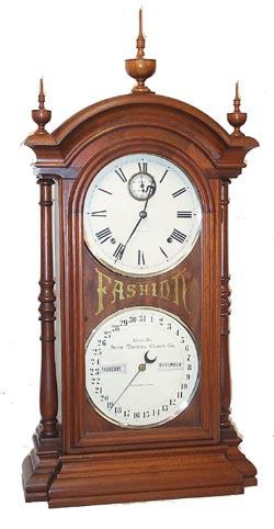 Southern Calendar Clock Co. "Fashion No. 5", ca 1882 or thereabout. — Antique Clocks Price Guide