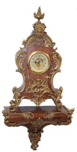 Lenzkirch 2 piece, wall bracket and clock. — Antique Clocks Price Guide