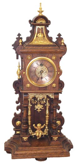 Lenzkirch Swinging Doll shelf clock. — Antique Clocks Price Guide