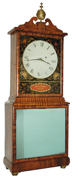 Aaron Willard, Boston. Mass. Shelf clock, ca 1825. — Antique Clocks Price Guide