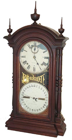 Southern Calendar Clock Co., "Fashion No. 4", ca around 1880. — Antique Clocks Price Guide