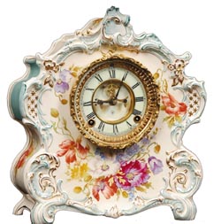 Ansonia Clock Co., Royal Bonn, "LaVogue", ca 1901. — Antique Clocks Price Guide