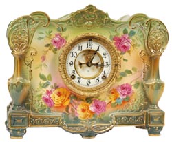 Ansonia Clock Co., Royal Bonn, "LaRoca", ca 1901. — Antique Clocks Price Guide