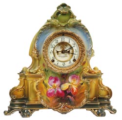 Ansonia Clock Co., Royal Bonn, "LaManche", ca 1904. — Antique Clocks Price Guide