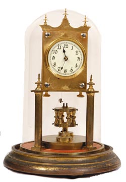 German disc pendulum anniversary clock in original as found condition, Ca 1926. — Antique Clocks Price Guide