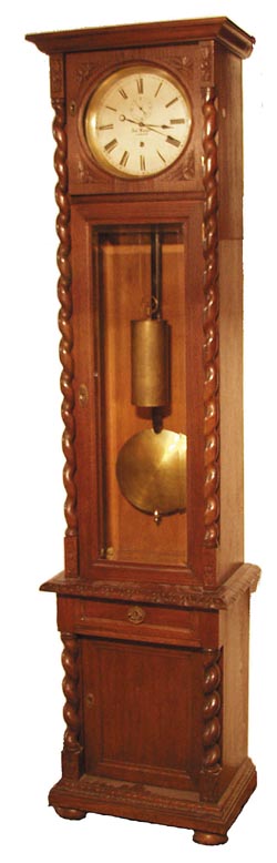 Year Running Vienna Tall Clock. — Antique Clocks Price Guide