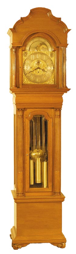 Waltham/Durfee Hall Clock or Waltham Clock Co., Waltham, Mass. Hall Clock, ca 1905-1922. — Antique Clocks Price Guide