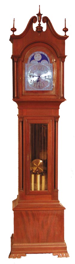 Seth Thomas Clock Co., Hall Clock No. 28 or No. 33. — Antique Clocks Price Guide