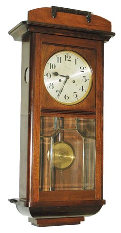Gustav Becker hanging clock, ca 1926. — Antique Clocks Price Guide