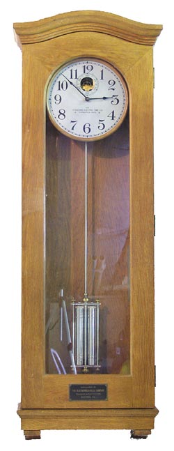 The Standard Electric Time Co., Springfield, Mass., Master Clock, ca 1930. — Antique Clocks Price Guide