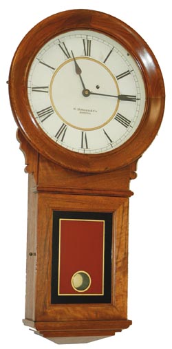 E. Howard and Co. Boston, "No. 70 Regulator", ca 1900. This model is 32" high, and has a 12" dial, which means it is the smallest of the five No. 70 models they made. — Antique Clocks Price Guide