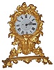 Rare Night Light clock, probably Austrian, ca late 1800Õs.