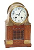 Hamburg American Clock Co. is the trademark on the 8 day movement.