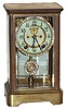 Ansonia Clock Co. crystal regulator, "Prism", ca 1914.