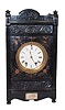 Seth Thomas Clock Co. early shelf clock, ca 1881, with several unusual features.