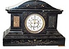Seth Thomas marble cased clock.