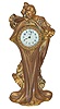 New Haven Clock Co. novelty clock. Called "Valetta" in the New Haven book and originally was available with two vases.