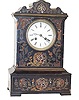 French Boulle shelf clock that no doubt was a piece of art when first made.
