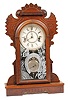 Waterbury Clock Co. miniature mantle clock, "Corona", ca 1890.