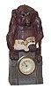 Junghans, Germany, animated iron clock called, "Monkey Business".