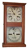 Ithaca Calendar Clock Co. calendar clock, "No. 10 Farmers", ca 1874.