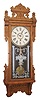 Wm. L. Gilbert Clock Co. hanging clock, "Thespian", ca 1910.