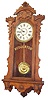 E. Ingraham Co. hanging clock, "Pacific", ca 1896.