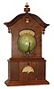 Timby Solar Clock, ca 1864. 100 percent original clock, including the signed globe, lower door, movement and the gold leafed finials.